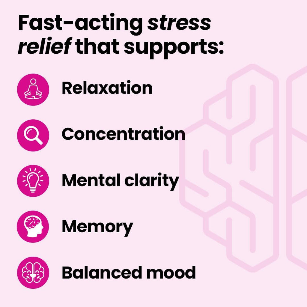 NeuroQ Calm Focus Gummies - Stress Relief Supplement - Supports Mental Function & Relaxation - Sensoril Ashwagandha, Magnesium, GABA, L-Theanine, Andean Cocoa & Kava Kava - 90 Gummies