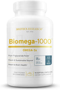 Biotics Research Biomega-1000™ Omega 3 Fish Oil with EPA/DHA -Omega-3 Fatty Acids 1000 mg- Highly Concentrated Fish Oil for Women & Men –Supports Immune, Brain & Heart Health–90 Softgels