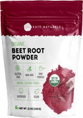 Kate Naturals Organic Beet Root Powder for Smoothies, Baking & Juice. Raw Beetroot Superfood Extract & Natural Red Food Coloring & Nitric Oxide (8oz, Non-GMO, Earthy Flavor)