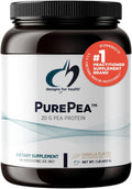 Designs for Health PurePea - 20g Vegan Pea Protein, Non-GMO Natural Drink Mix Powder Supplement, Vanilla (15 Servings / 450g)