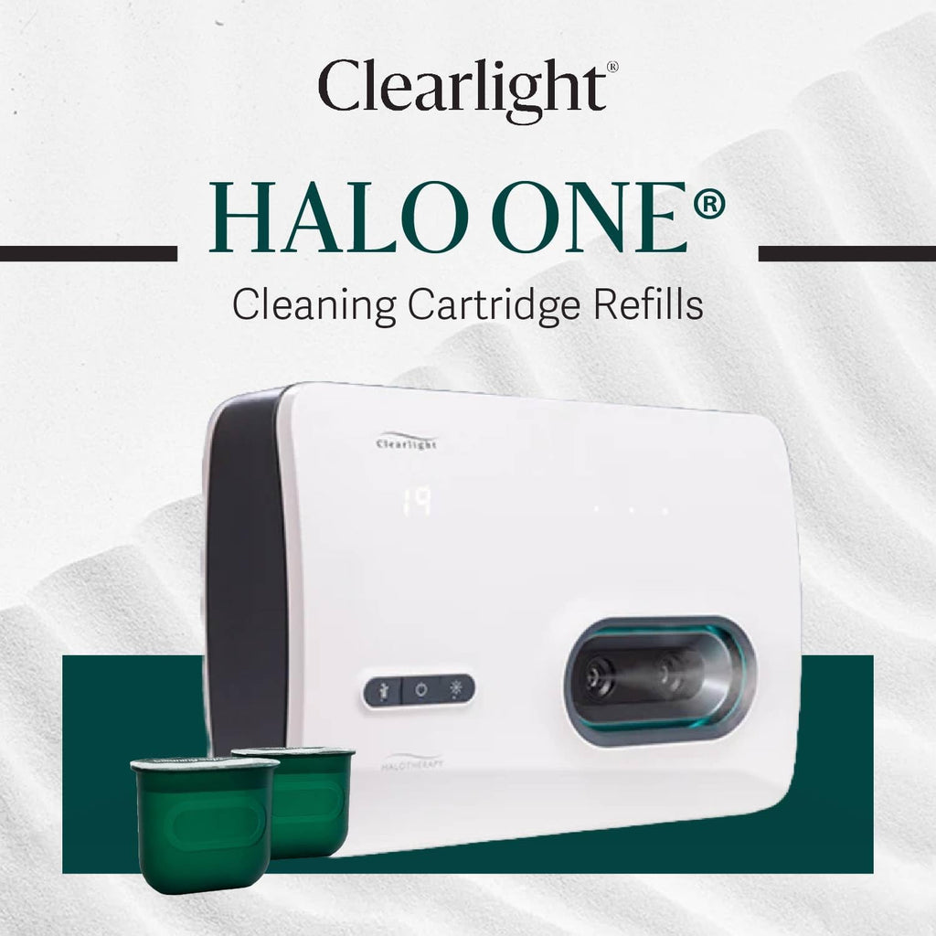 Clearlight Natural Respiratory Support Cleaning Pods for Halo ONE Halotherapy Device - Home Wellness Solution for Enhanced Breathing Comfort
