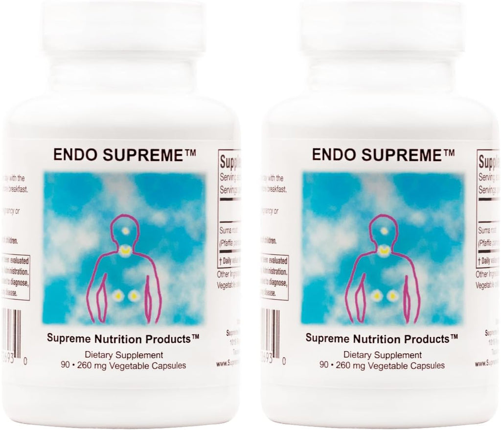Supreme Nutrition Endo Supreme, 90 Pure Suma Root Vegetarian Capsules (Pack of 2)