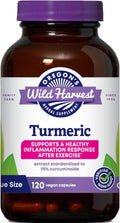 Oregon's Wild Harvest, Turmeric Curcumin Supplement with BioPerine, Antioxidant, Anti-Inflammatory, 1350 mgs, 120 Count