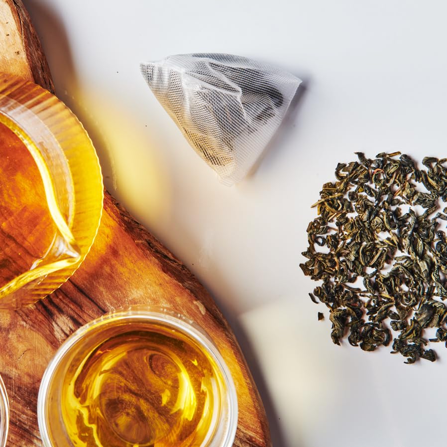 Grace Farms Organic JASMINE Green Tea (50 Pyramid Sachets) | Fragrant and Sweet | Fairtrade and Kosher Certified | Best Green Tea | Gives Back 100% of Profits