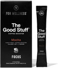 For Wellness The Good Stuff Focus – Mocha Coffee Booster | Nootropic Collagen Creamer with MCTs for Focus, Energy & Wellness | Non-Dairy, Keto-Friendly, 14 Servings