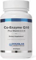Douglas Laboratories Coenzyme Q10 Plus Vitamin A & E | Supports Energy Production and Proper Functioning of Cells | 30 Softgels