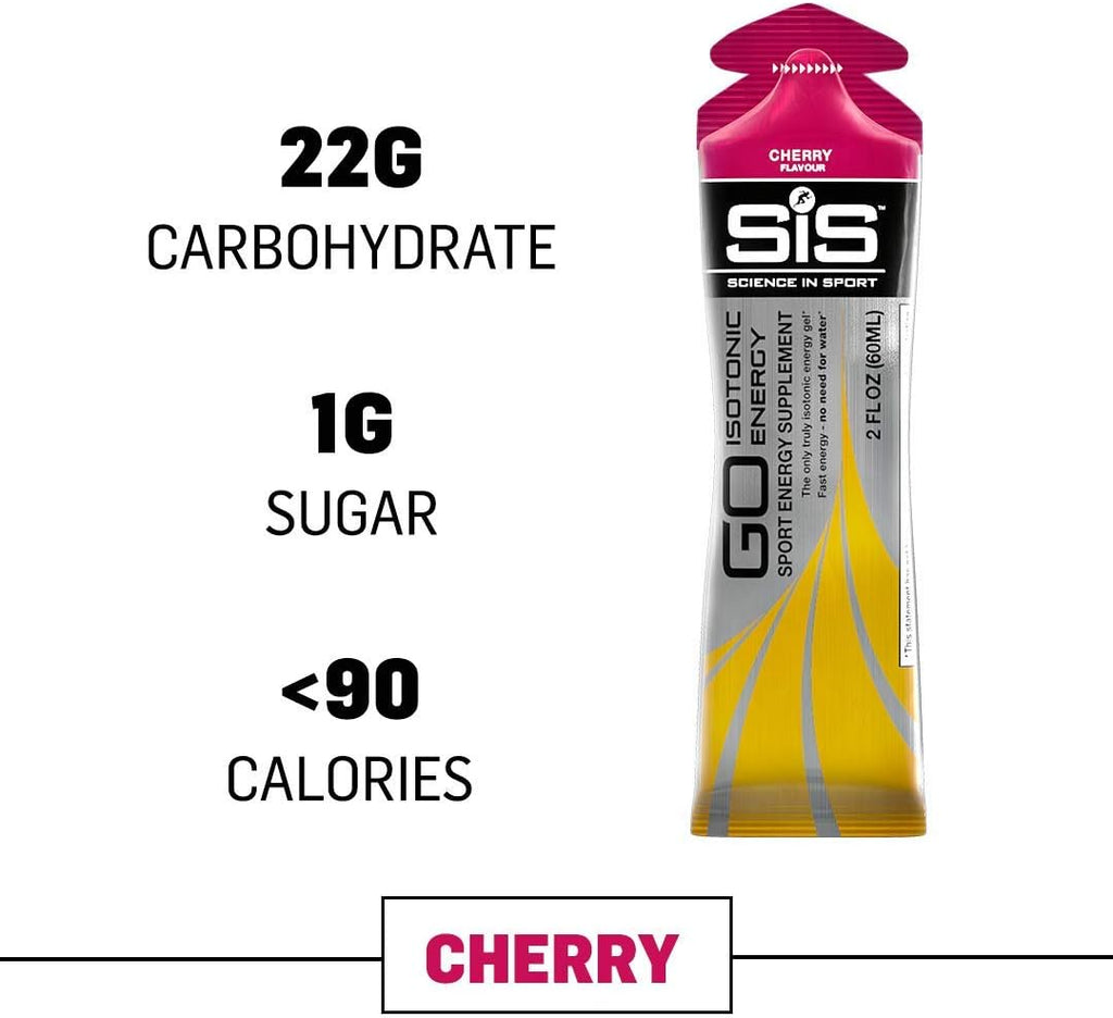 SIS Isotonic Energy Gels, 22g Fast Acting Carbohydrates, Performance & Endurance Sport Nutrition for Athletes, Energy Gels for Running, Cycling, Triathlon, Pineapple - 2 oz - 30 Pack