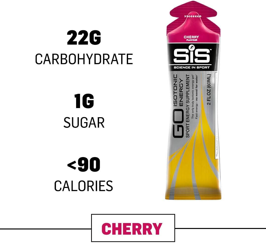 SIS Isotonic Energy Gels, 22g Fast Acting Carbohydrates, Performance & Endurance Sport Nutrition for Athletes, Energy Gels for Running, Cycling, Triathlon, Pineapple - 2 oz - 30 Pack