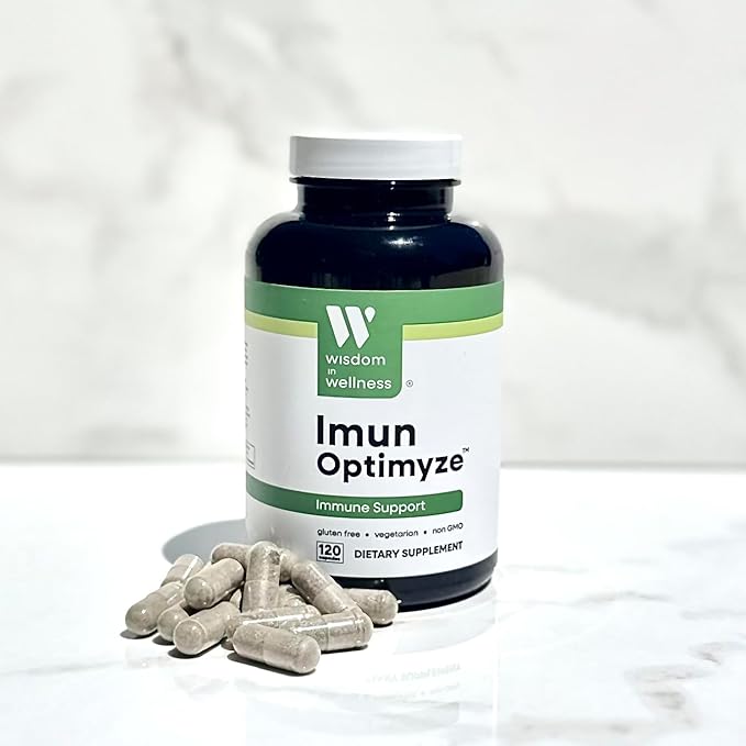 Immune OPTIMIZE - Immune System Support Supplement - 120 Capsules - Balance Complex for Immune Support - Multi Vitamin Supplement Capsules for Adults - Gluten Free and Non GMO Supplement