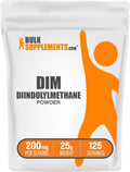 BulkSupplements.com DIM Powder - Diindolylmethane Powder, DIM Supplement for Men & Women - Unflavored & Gluten Free, 200mg per Serving, 25g (0.88 oz) (Pack of 1)