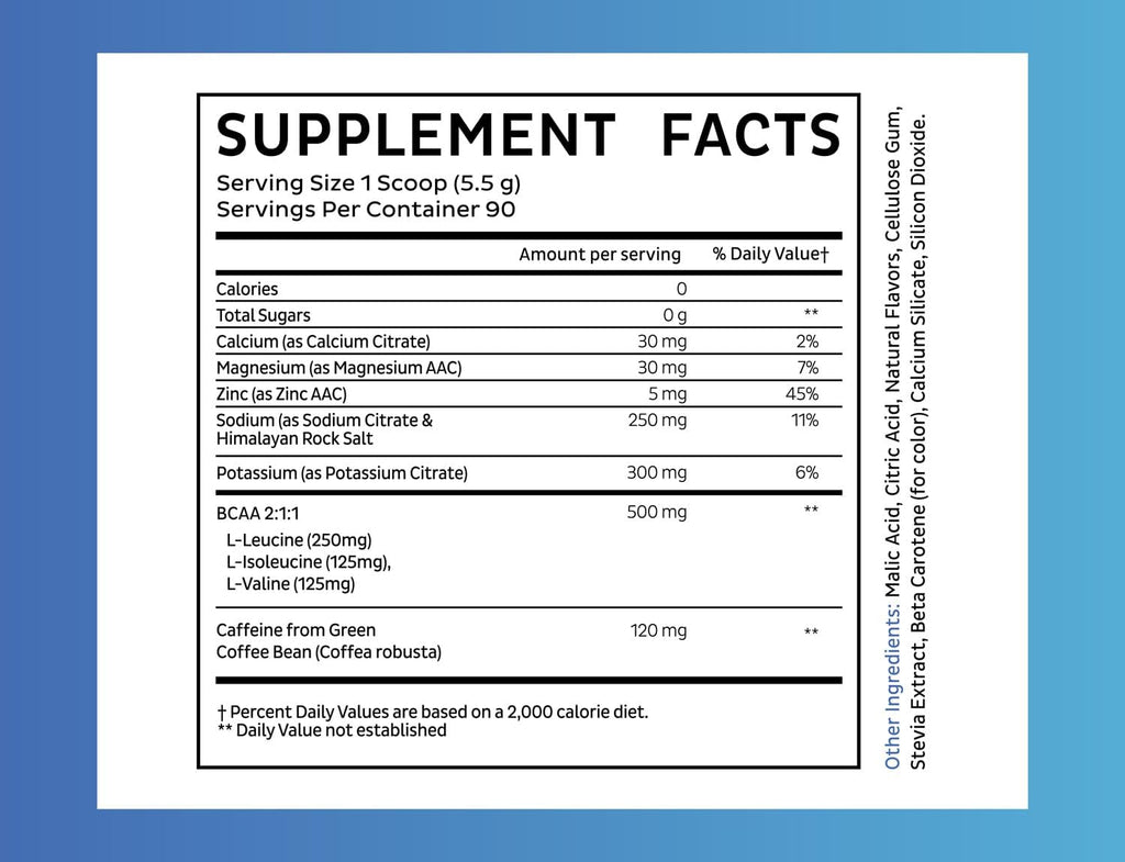 Pre-Workout Electrolyte + Energy Powder Drink Mix (90 Servings | Peach Mango) w/ 0 Sugar +BCAAs +B-Vitamins Electrolyte Supplement w Potassium Zinc & Magnesium for Hydration - Keto Electrolytes