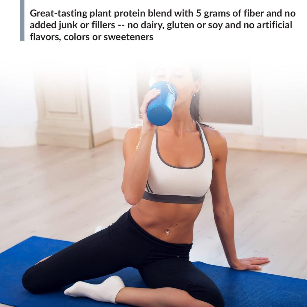 BioTrust Low Carb Plant, Delicious, Creamy, 20 Grams of Clean, Complete, Plant-Based Protein, 5 Grams Fiber, 15 Superfoods, Vegan, Dairy-Free -14 Servings (Vanilla Caramel)