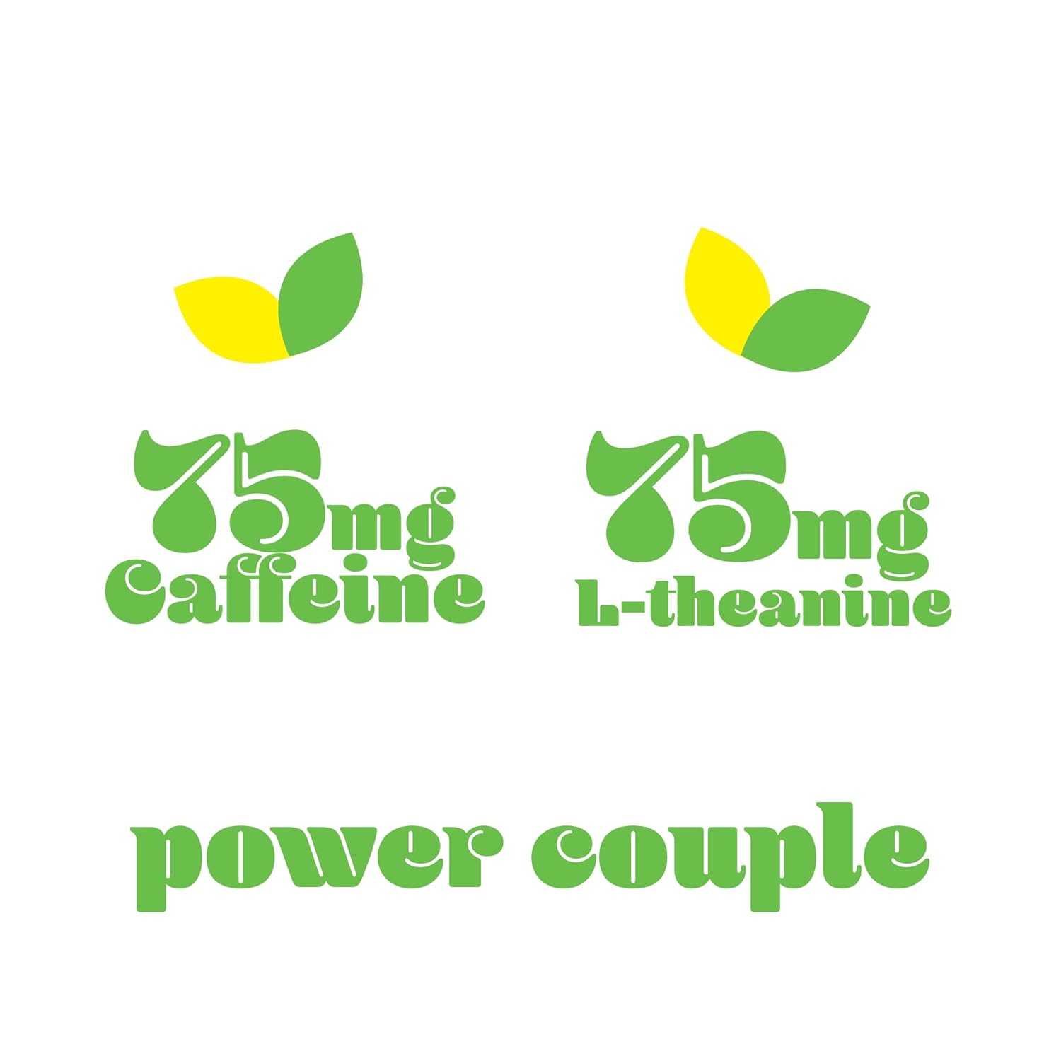 PHOCUS Caffeinated Sparkling Water, Lemon Lime, 75mg Natural Caffeine Plus L-Theanine, Zero Sugar, Zero Calories, No Artificial Sweeteners, 11.5 fl oz Cans (Pack of 12)