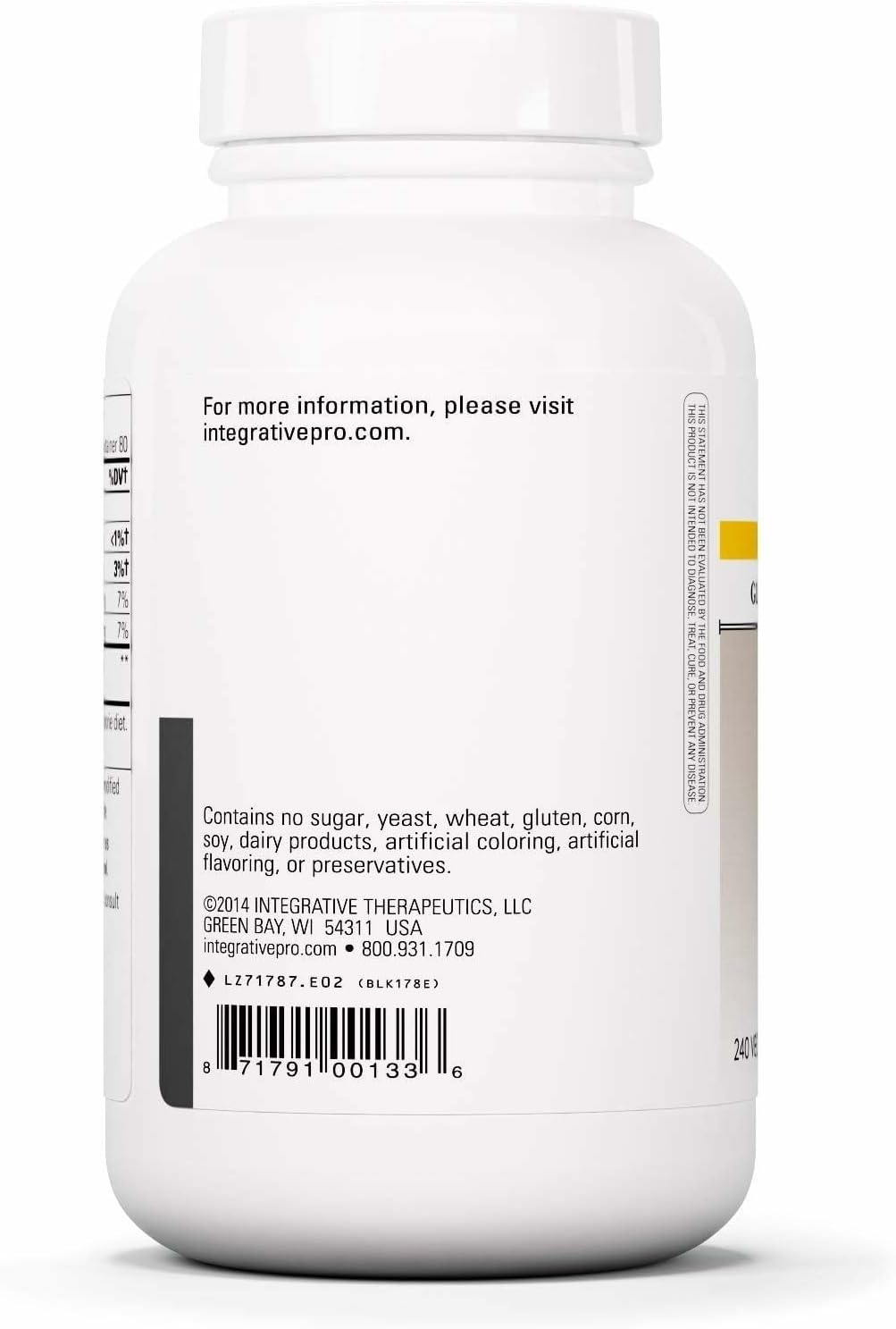 Integrative Therapeutics Glucosamine Sulfate - Cartilage Support Supplement* - Building Block of Cartilage - Gluten-Free & Dairy-Free - 240 Capsules (80 Servings)