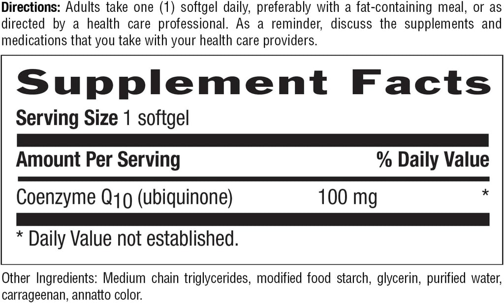 Country Life Simply CoQ10 100mg – Heart Function & Cellular Energy Support Supplement, Pure Coenzyme Q10 for Antioxidant & Cardiovascular Health, Certified Gluten Free & Vegan, 60 Softgels