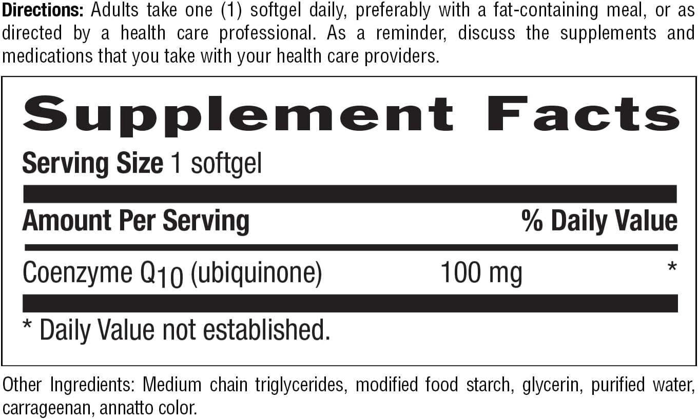 Country Life Simply CoQ10 100mg – Heart Function & Cellular Energy Support Supplement, Pure Coenzyme Q10 for Antioxidant & Cardiovascular Health, Certified Gluten Free & Vegan, 60 Softgels