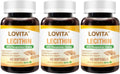 Lovita Lecithin, 1000mg per Softgel, 35% Phosphatidyl Choline | Lactation, Brain & Nerve Support | Vegan, Non-GMO, 60 Softgels (Pack of 3)