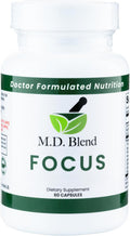 Focus - Expert Formulated Nootropic Supplement - Focus & Cognitive Performance - Confidence & Daily Wellness - Robust Gingko Biloba, Ashwagandha, Phosphatidylserine - 60 Capsules