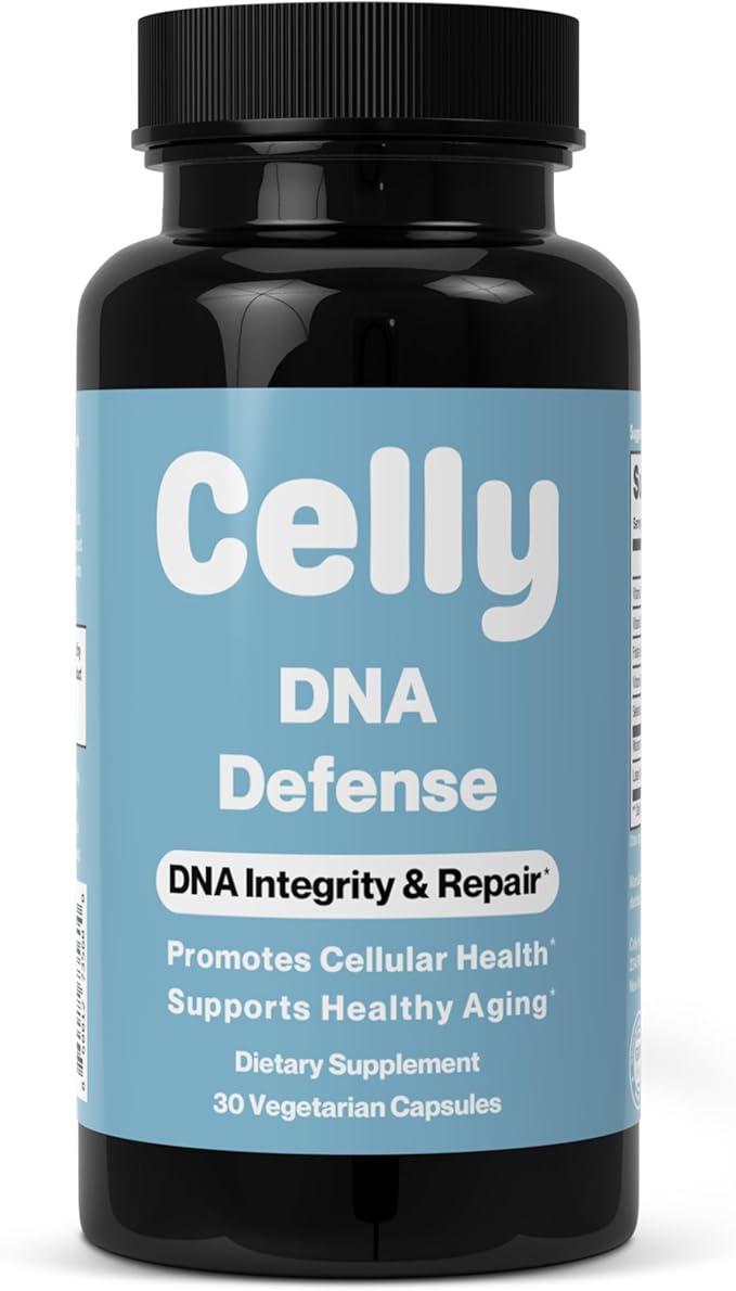 Celly DNA Defense | Longevity Supplement for Healthy Aging and Cellular Health | Promotes DNA Repair & Integrity | Take 1 Daily – 30 Servings | Non-GMO & 3rd Party Tested