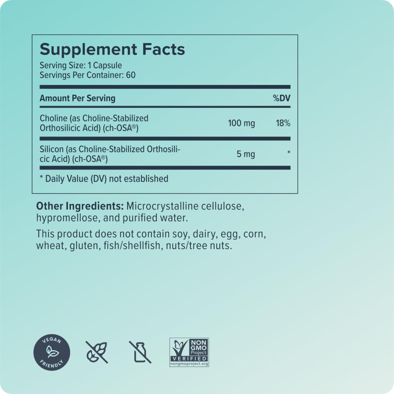 Biosil Collagen Booster Supplement - 60 Original Capsules - Patented ch-OSA Activator for Skin, Hair, Nails & Joints - Supports Natural Production - 30-Day Supply