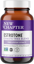 New Chapter Menopause Supplement - Estrotone Herbal Hormone-Balance Blend with Black Cohosh to Reduce Hot Flashes & Night Sweats - 30 ct Vegetarian Capsule
