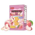 KAYFOOD-Kombucha-Peach-Garden-Daily Zero Sugar, Diet, Gut Healthy Sparkling Beverage, Fermented Korean Drinks for Iced, Hot, Workout Tea (10ST)