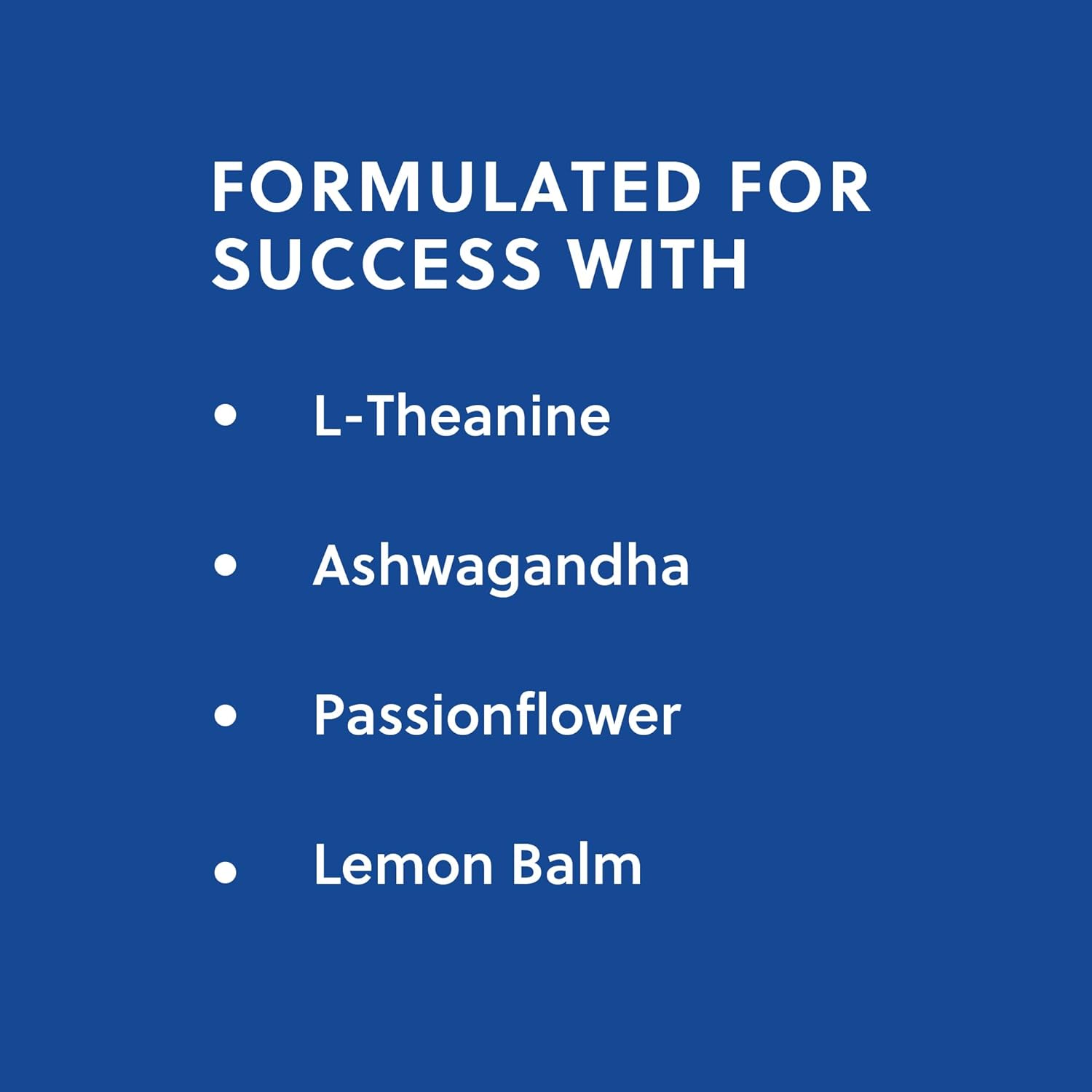 Quick Calm Mood Support Supplement with Ashwagandha, L-Theanine, Rapid Stress Relief and Relaxation – Cortisol Supplement - 60 ct