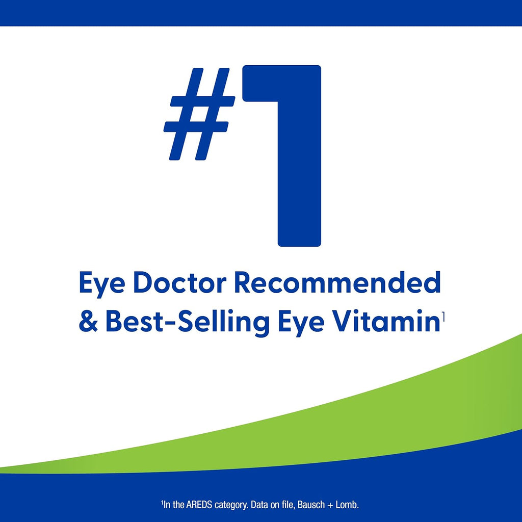 PreserVision AREDS 2 Eye Vitamins, #1 Eye Doctor Recommended Brand, Lutein and Zeaxanthin Supplement with Vitamin C, Vitamin E, Zinc, and Copper, 90 Softgels (Minigels)