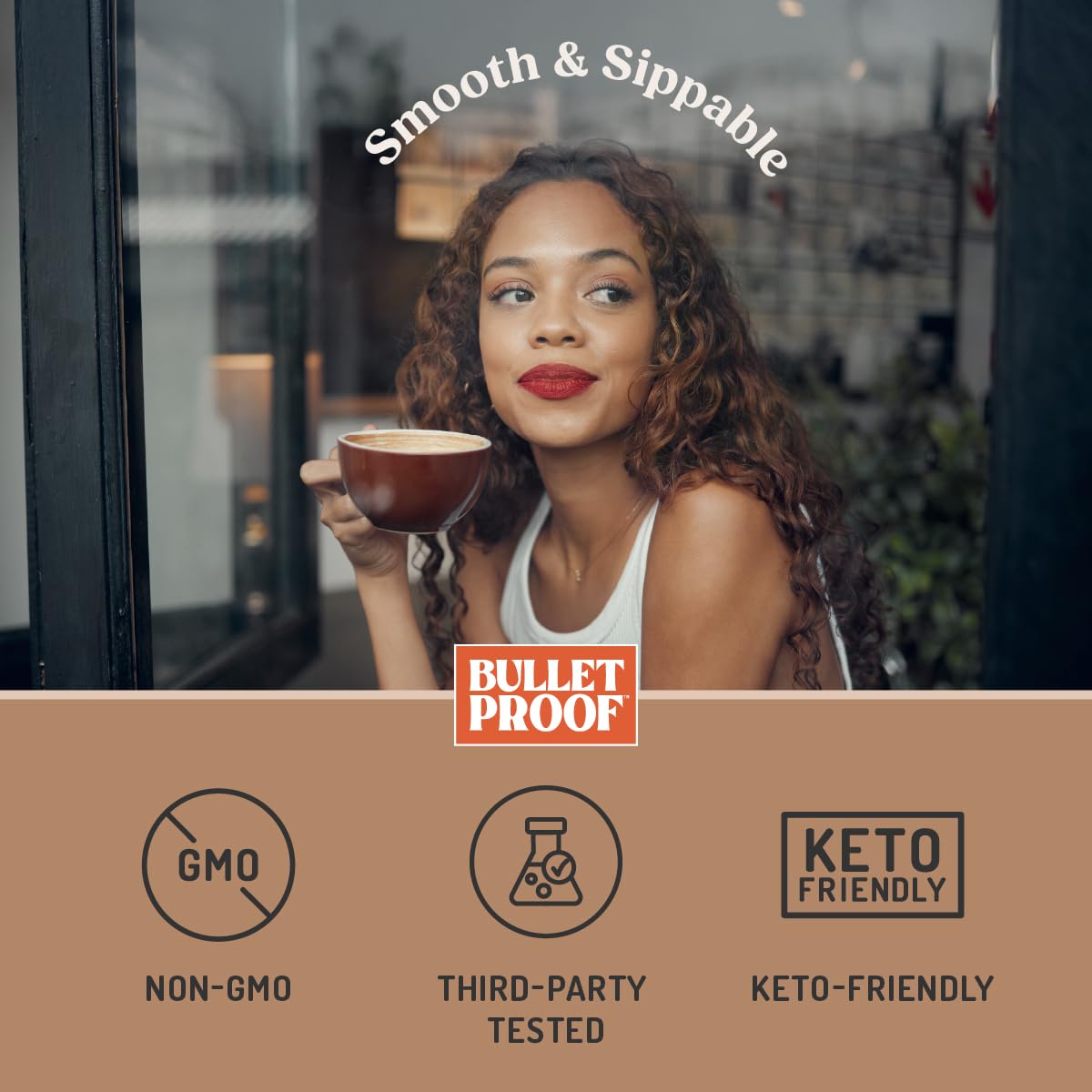 Bulletproof Hazelnut Creamer, 14.8 Ounces, Keto Coffee Creamer with MCT Oil and Grass-Fed Butter