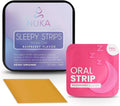 NUKA Melatonin 1mg Sleep Aid | Chamomile & Lavender Oral Strips for Relaxation & Healthy Sleep Cycles | Fast Dissolving, Sugar-Free, Portable - 30 Count