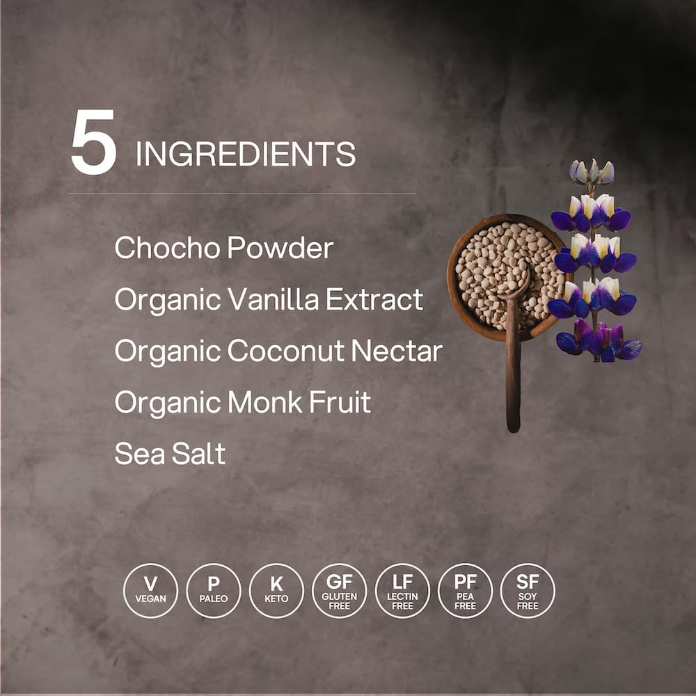 Mikuna Vegan Protein Powder (Vanilla, 10 Servings) - Plant Based Chocho Superfood Protein - Dairy Free Protein Powder Packed with Vitamins, Minerals & Fiber - Gluten, Keto & Lectin-Free