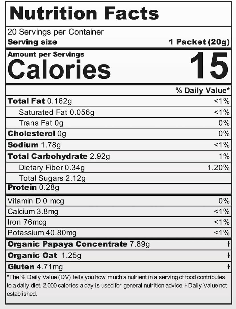 OMNi BiOTiC Caricol Gastro Papaya Supplement – Natural Heartburn Relief & Acid Reflux Support – Organic Papaya & Oat Formula – Soothes Acid Reflux, Protects Stomach Lining, Gentle Digestive Aid