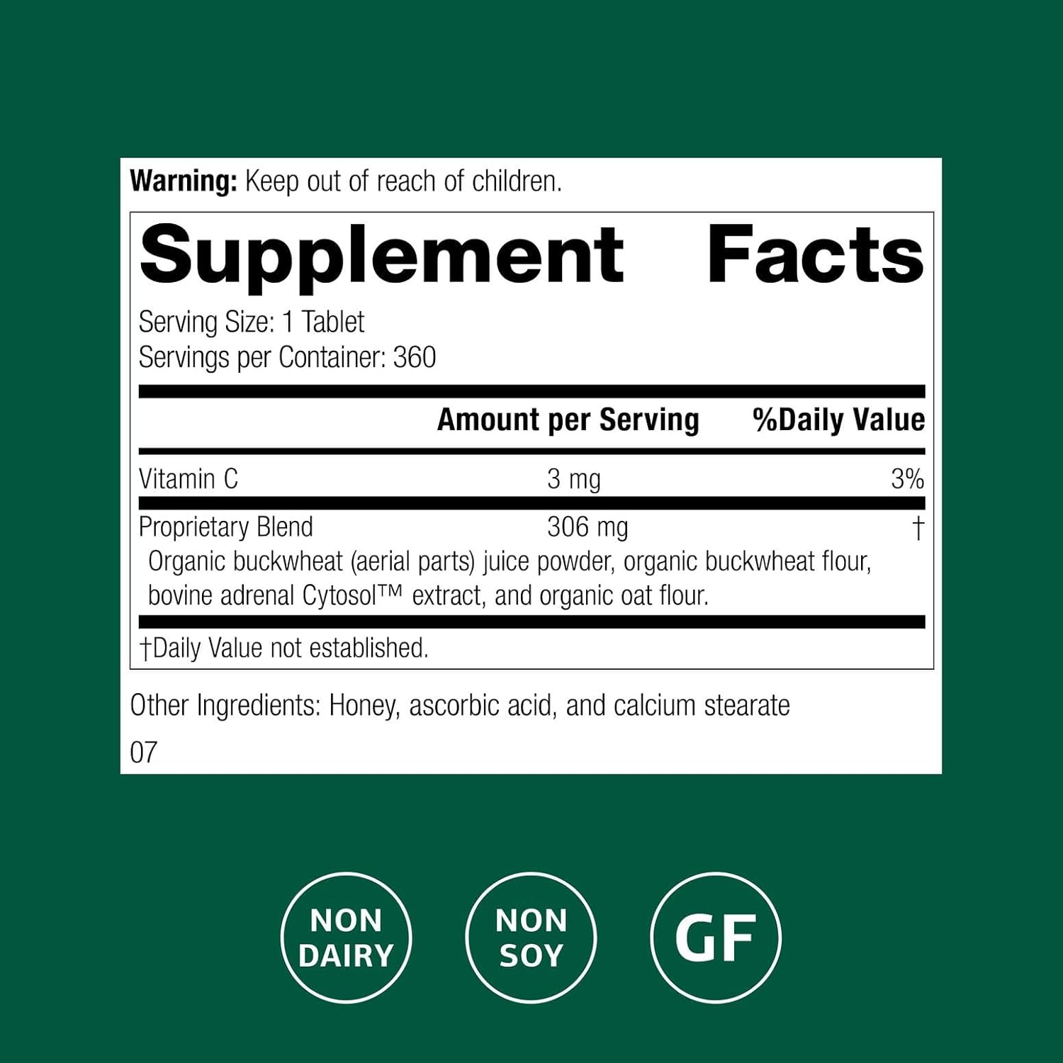 Standard Process Inc. Cyruta Plus - Whole Food Supplements, Immune Support, Heart Health with Ascorbic Acid, and Oat Flour - 360 Tablets