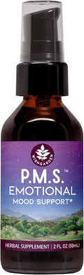 WishGarden Herbs PMS Emotional for Women - Herbal PMS Support Supplement for Women with Vitex Berry & Blue Vervain, PMS Mood Swing Relief & PMDD Relief Supplement, Emotional Support During PMS, 2oz