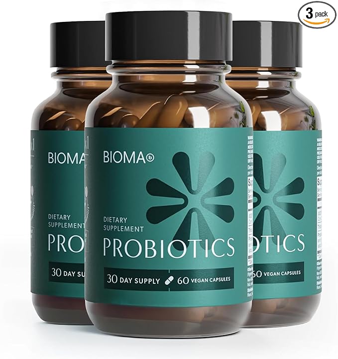 BIOMA Probiotics - Digestive Health Probiotic - Gut Support for Men & Women with Xylooligosaccharides, Tributyrin & Bifidobacterium - Vegan & Gluten Free - 180 Delayed-Release Capsules (90-Day Supply)