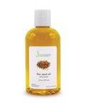 Soapeauty Flax Seed Oil Unrefined Cold Pressed 100% Pure and Natural | for Skin, Hair and DIY Recipes | Source of Omega-3 & ALA | 8 fl oz