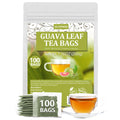 Premium 100 Guava Leaf Tea Bags, Made with 100% Natural Guava Leaves, No Additives & Caffeine Free.