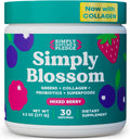 Simply Blossom Nutrition - Daily Greens & Superfood Powder + Collagen + Probiotics for Women's Digestive Health & Bloating Relief. Help Your Health Bloom - 30 Day Supply