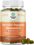 Natures Craft Vegan Thyroid Gummies with Sea Moss - Thyroid Support Gummies for Comprehensive Support for Men and Women with Iodine Selenium and Other Potent Vitamins - Gelatin-Free Non-GMO 120