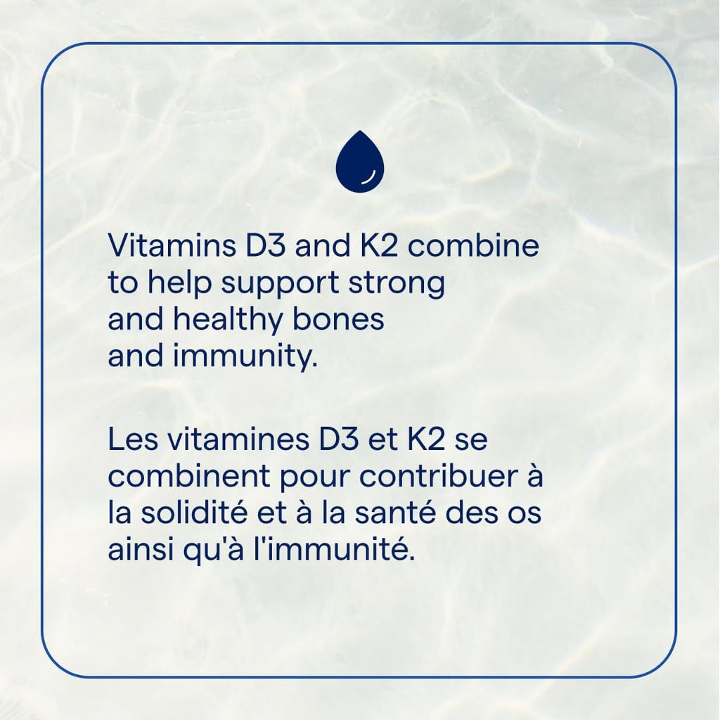 Trace Minerals | Liquid Ionic Vitamin D3 + K2 | 125 mcg (5,000 IU) D3, 100 mcg K2 | Concentrated Dietary Supplement | 2 fl oz. 296 Servings