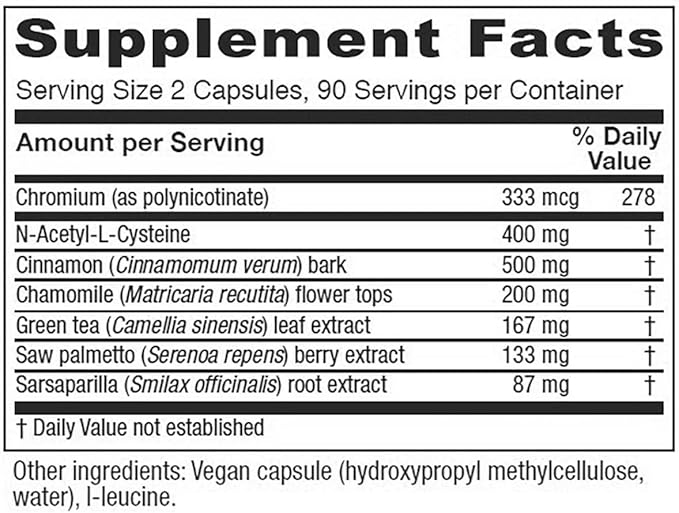 Vitanica OvaBlend - Ovarian Health & Hormone Balance for Women - Endocrine Support Supplement with Sarsaparilla Root & NAC - Herbal Dietary Supplement for Women - Lady - 180 Vegan Caps