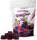 BariatricPal Sugar-Free Calcium Citrate Soft Chews | 500mg with Vitamin D & Probiotics | Wild Grape | 90 Count (1 Month Supply)