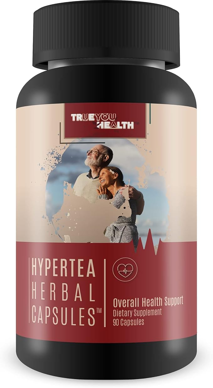 Hypertea Herbal Capsules - Overall Heath Support, Organ Support, & Immune Support - 20+ Herbs, Vitamins, & Minerals - Promote a Healthy Body & Body Functions - Use Daily to Aid Health & Wellness