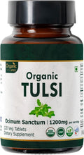 Tulsi 120 Tablets – USDA Organic Holy Basil – Supports Stress Relief & Adaptogenic Balance*