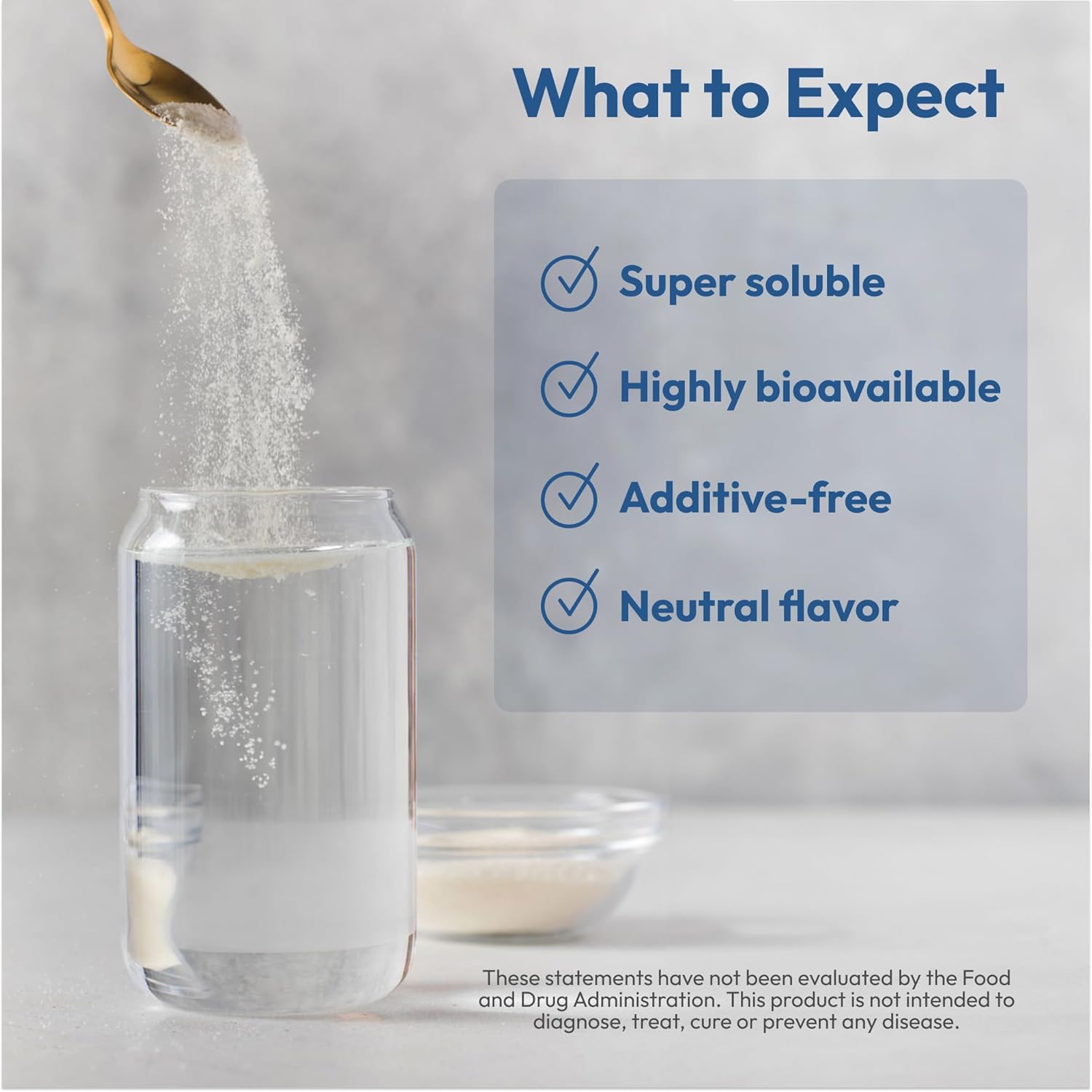 ANDREW LESSMAN Marine, Free Range Collagen Peptides Powder and MSM 120 Servings - Supports Radiant Smooth Soft Skin, Comfortable Joints. Super Soluble No Fishy Flavor No Additives Non-GMO