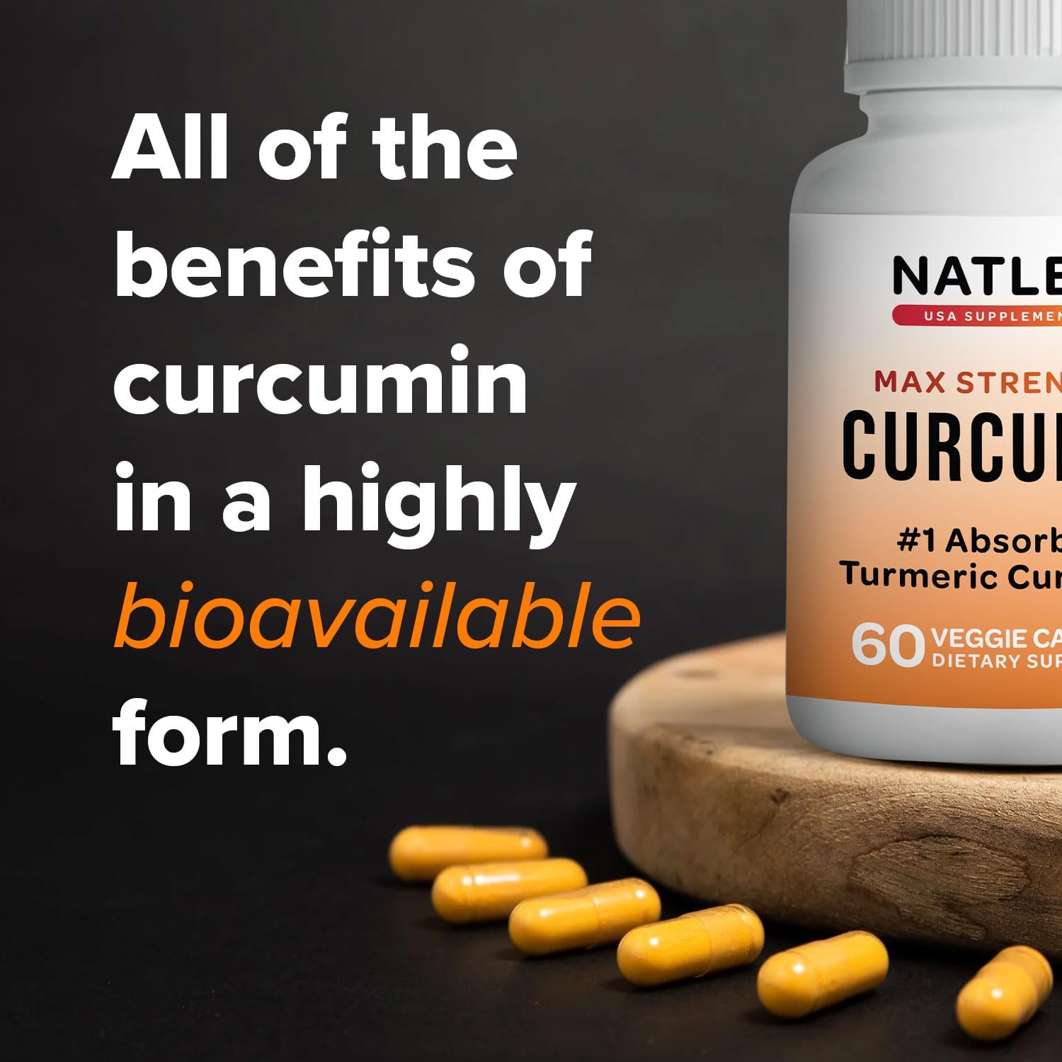 Theracurmin Turmeric Curcumin Supplement, 60 Count, High Absorption Turmeric & Curcumin -Joint Support Supplement - 42.6X More Bioavailablity