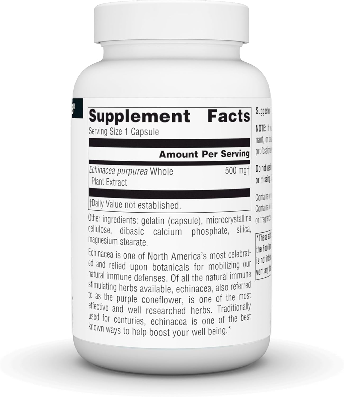 Source Naturals Echinacea Root Extract - Supports Immune Defense* - 500mg - 100 Capsules