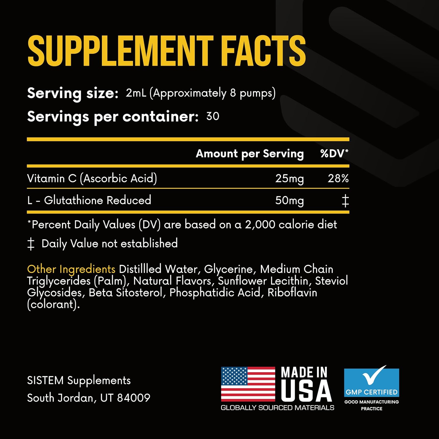 Sistem Liposomal Glutathione Supplement, Antioxidants, Detox Cleanse, Immune Support Supplement, Vitamin C, Liposomal Spray, Glutathione Serum, Tropical Citrus Flavor