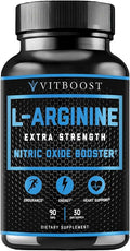 L Arginine Capsules with L-Citrulline 1500mg - Nitric Oxide Booster for Stamina, Muscle, Energy & Vascularity - L-Arginine and Essential Amino Supplement for Extra Strength | 30 Days Supply | 90 Count