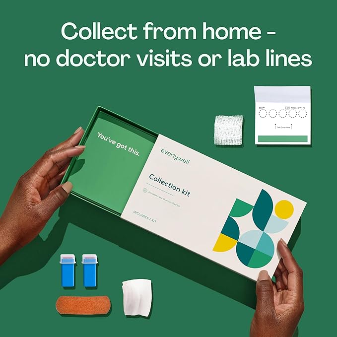 Everlywell Food Sensitivity Test - Learn How Your Body Responds to 96 Different Foods - at-Home Collection Kit - CLIA-Certified Labs - Ages 18 Plus